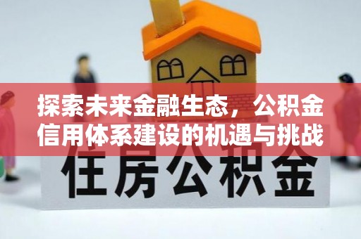 彭阳探索未来金融生态，公积金信用体系建设的机遇与挑战