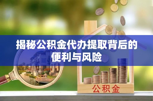 彭阳揭秘公积金代办提取背后的便利与风险
