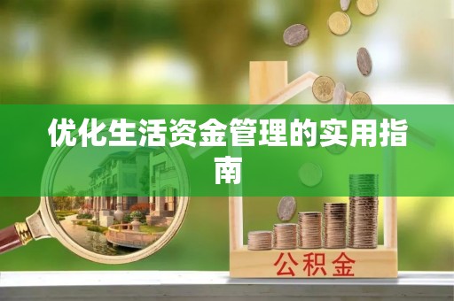 彭阳优化生活资金管理的实用指南