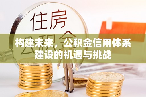 彭阳构建未来，公积金信用体系建设的机遇与挑战