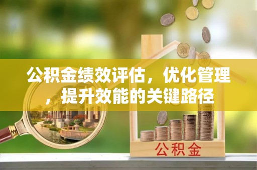 彭阳公积金绩效评估，优化管理，提升效能的关键路径