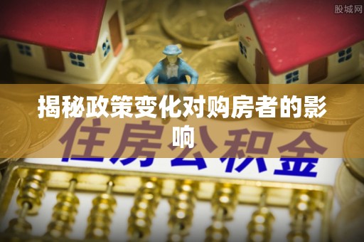 彭阳揭秘政策变化对购房者的影响