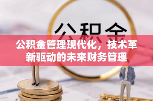 彭阳公积金管理现代化，技术革新驱动的未来财务管理