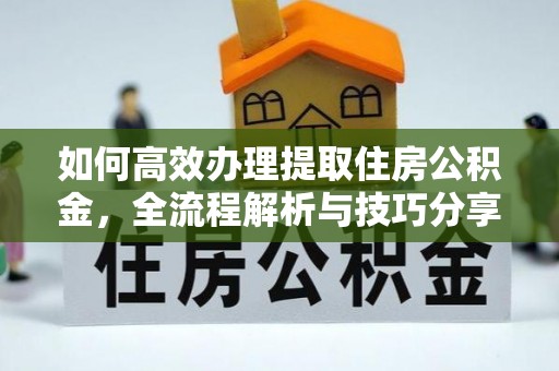 彭阳如何高效办理提取住房公积金，全流程解析与技巧分享