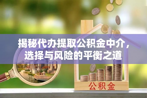 彭阳揭秘代办提取公积金中介，选择与风险的平衡之道