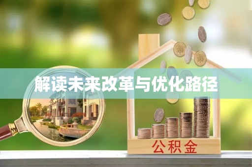 彭阳解读未来改革与优化路径