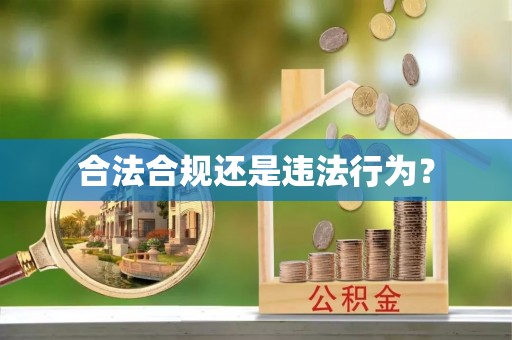 彭阳合法合规还是违法行为？
